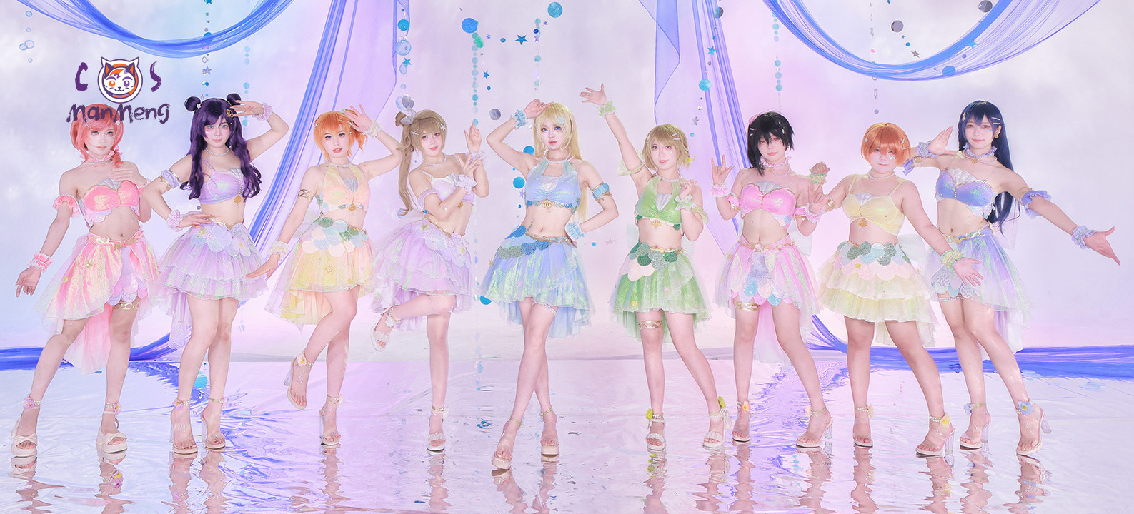 Summer Clothing Beach - Anime LoveLive! Hanayo Koizumi mermaid Cosplay