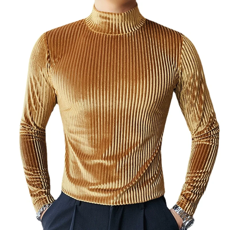 2026 New Gold Velvet T-Shirt M - Summer Clothing Trends For Men 2026 recension och pris
