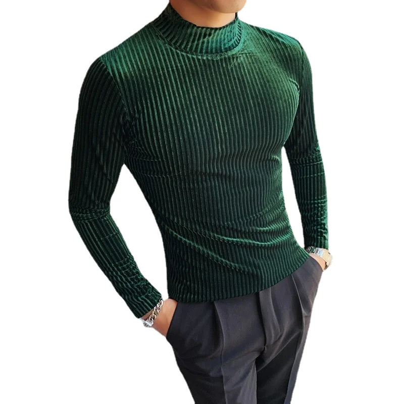 2026 New Gold Velvet T-Shirt M - Summer Clothing Trends For Men 2026 recension och pris