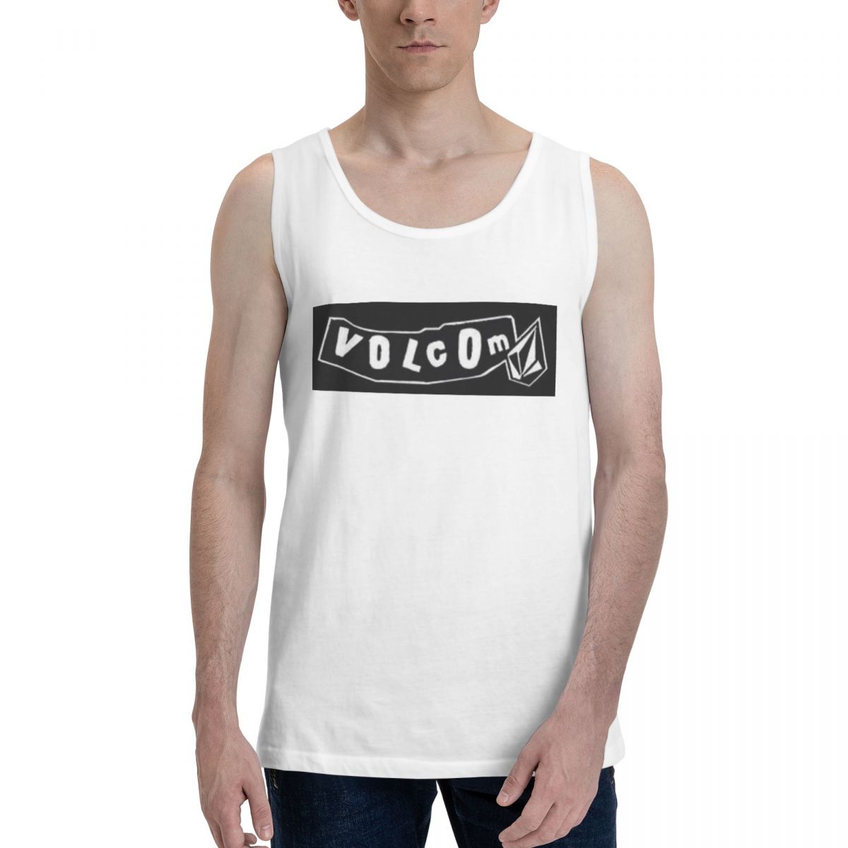 V-Volcom Logo 100% Cotton Men' - Summer Clothing Logo recension och pris
