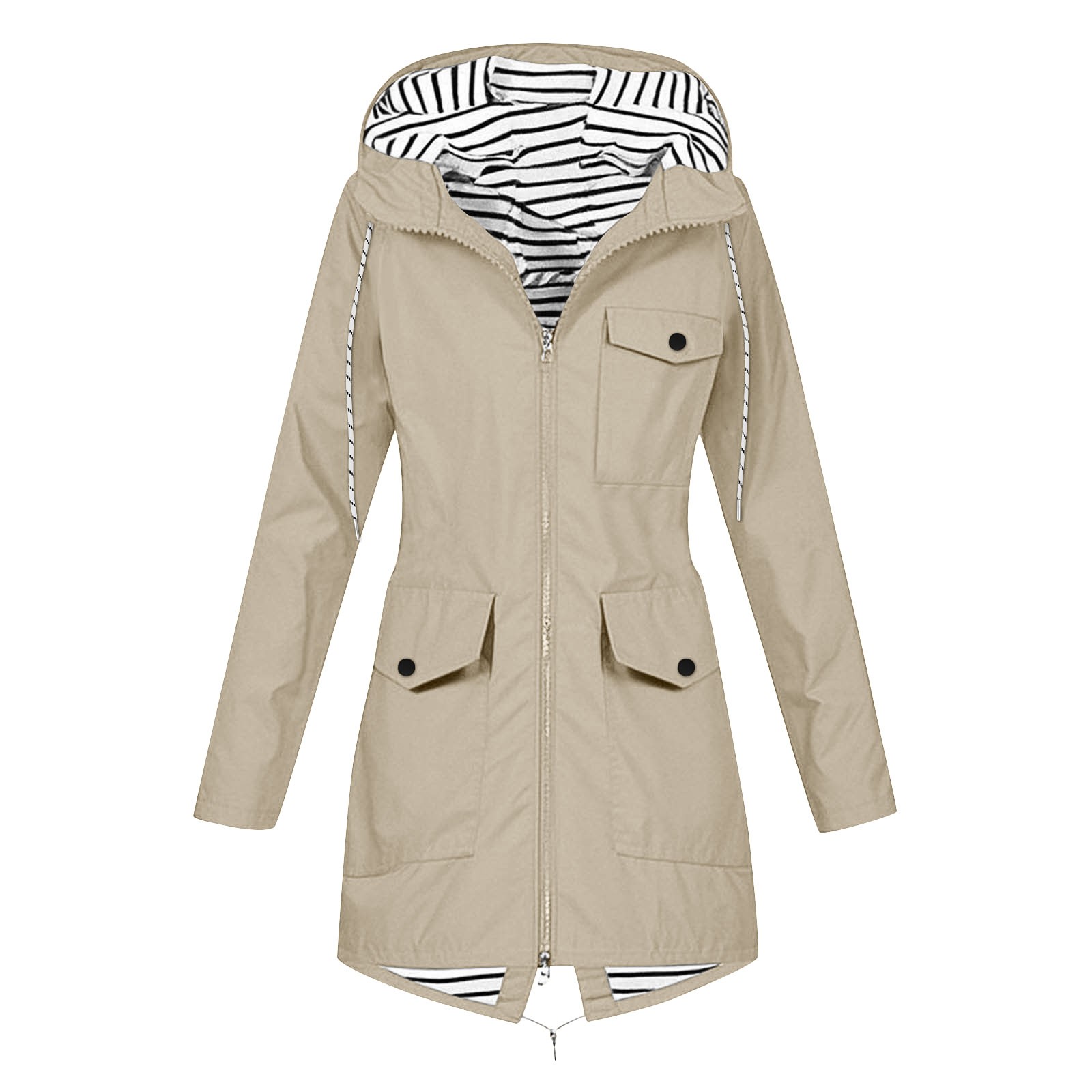 Women's Zip-up Hooded Jacket O - Summer Rain Clothing recension och pris