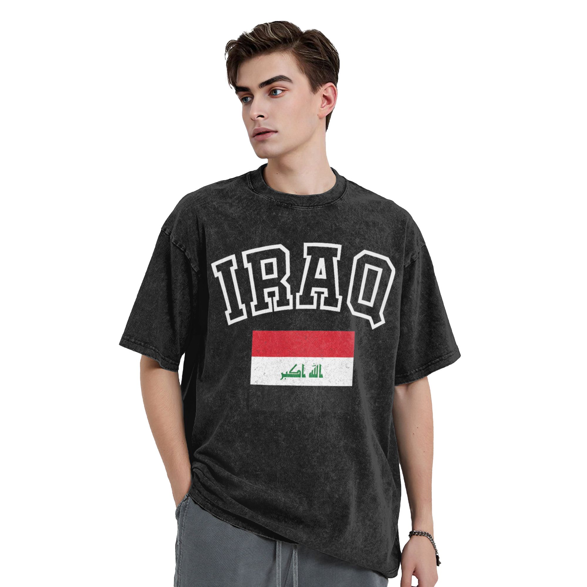 Iraq Flag Retro Men's T Shirts - Summer Clothing Ideas Men recension och pris