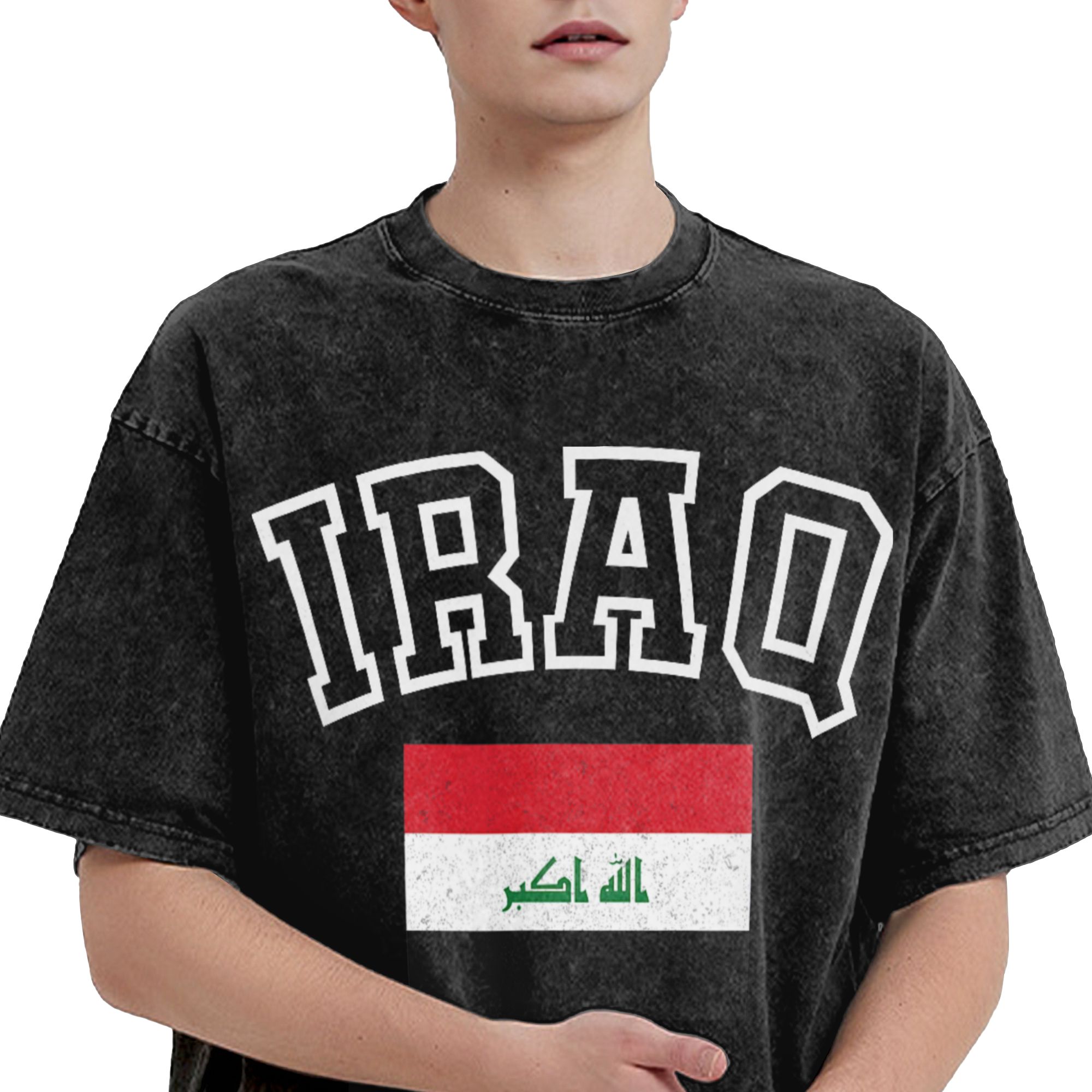 Iraq Flag Retro Men's T Shirts - Summer Clothing Ideas Men recension och pris