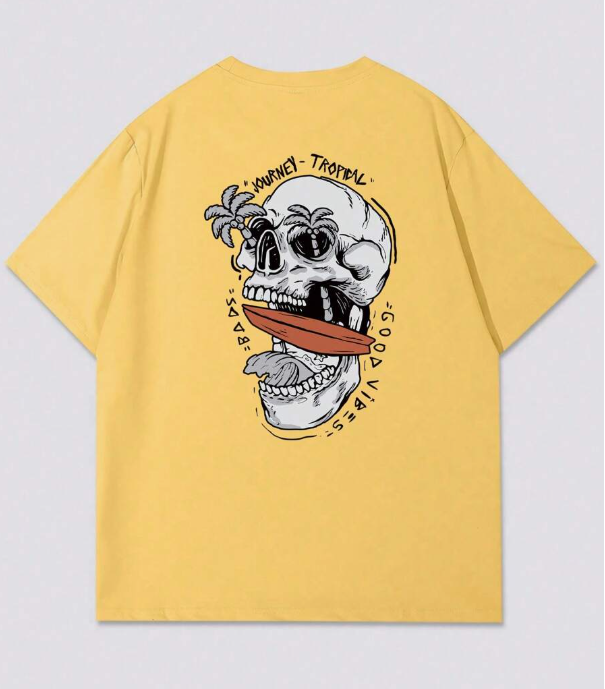 2026 Popular Men's Skull Graph - Summer Clothing Trends For Men 2026 recension och pris