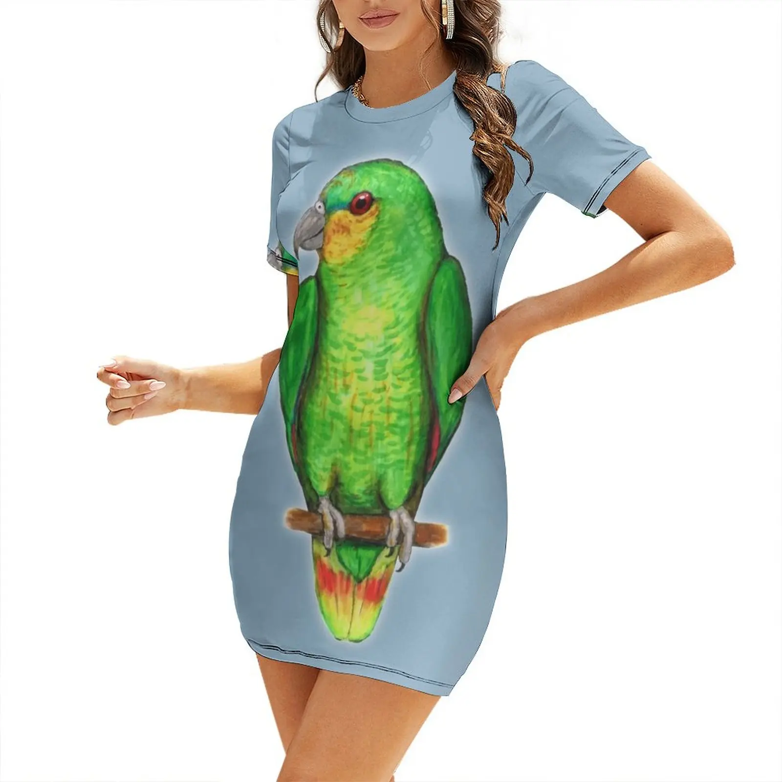 Orange winged amazon parrot Sh - Summer Clothing Amazon recension och pris