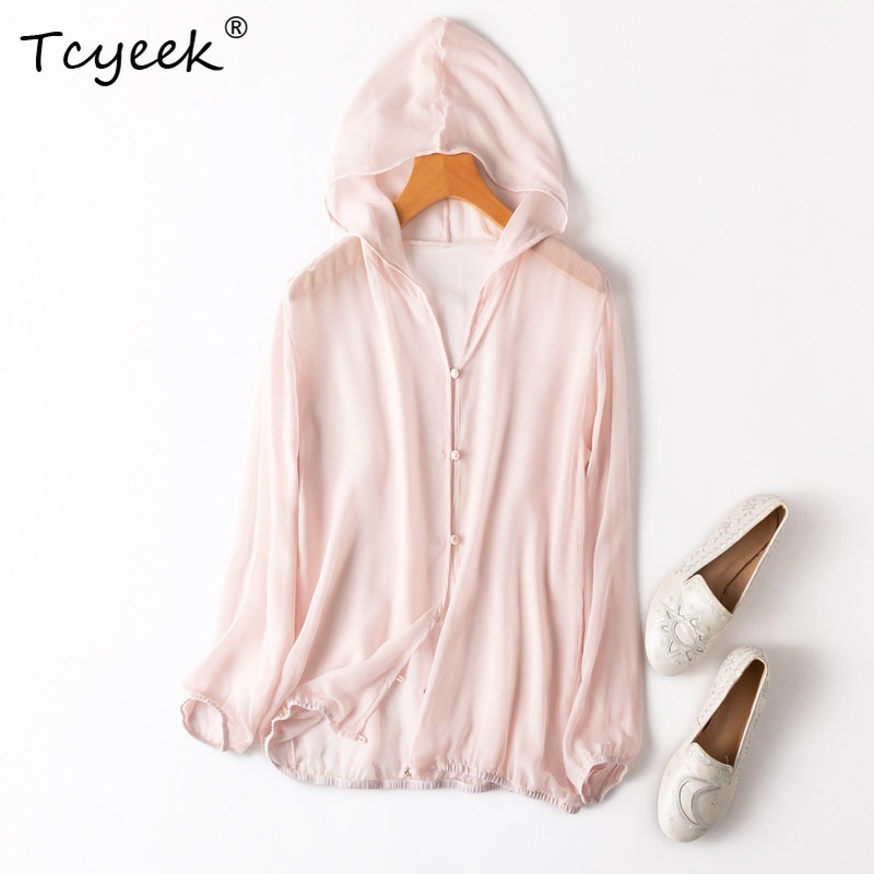 Tcyeek 100% Real Mulberry Silk - Summer Clothing For Women recension och pris