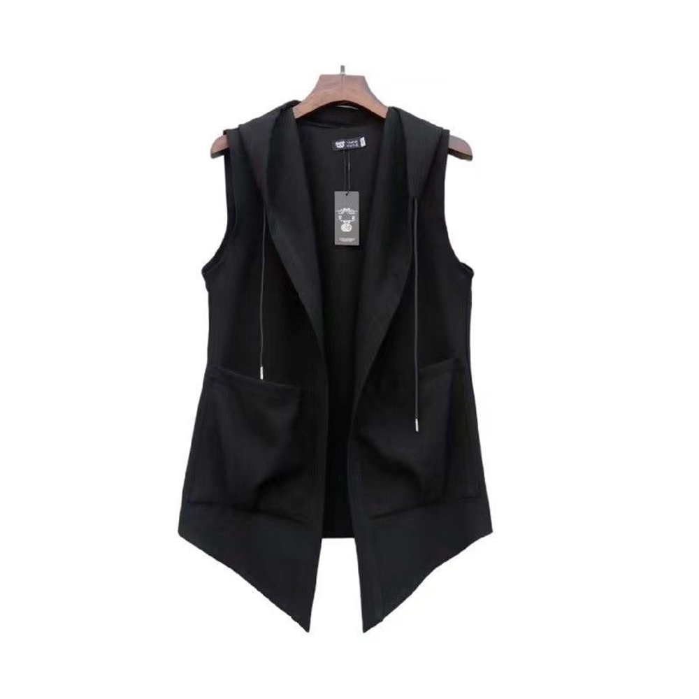XS-5XL Mens Pocket Hooded Vest - Summer Clothing Trends For Men 2026 recension och pris