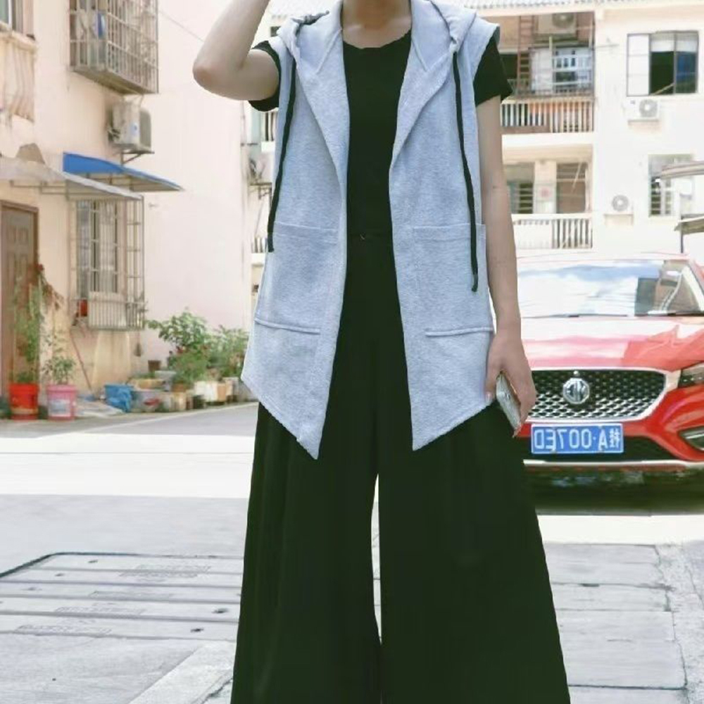 XS-5XL Mens Pocket Hooded Vest - Summer Clothing Trends For Men 2026 recension och pris