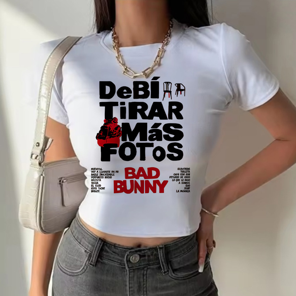 2026 Rapper Bad Bunny Tank Top - Summer Clothing Logo recension och pris