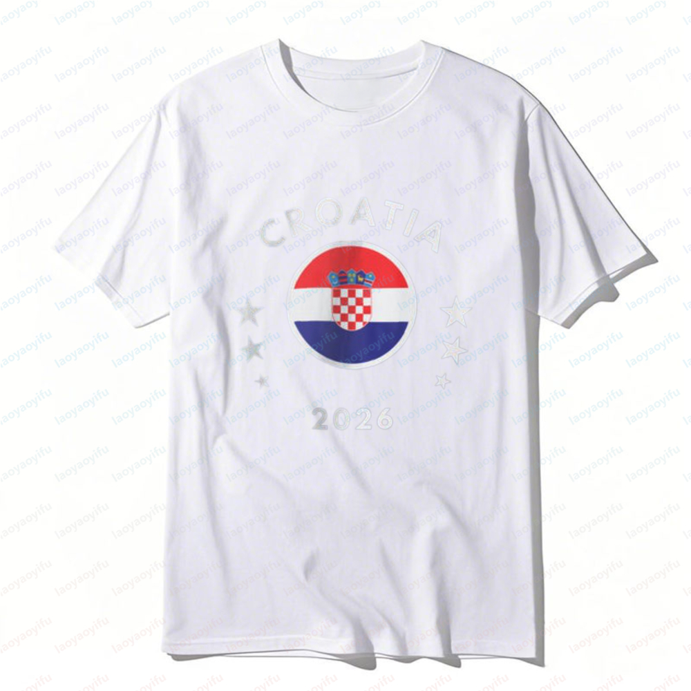 Croatia 2026 Tee Croatia Flag  - Summer Clothing Trends For Men 2026 recension och pris
