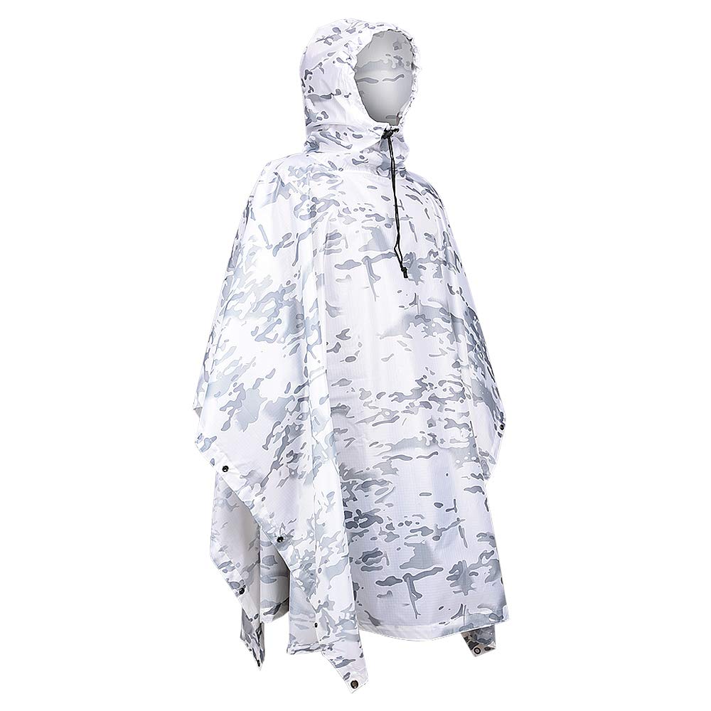 Camouflage Tactical Poncho Wat - Summer Rain Clothing recension och pris