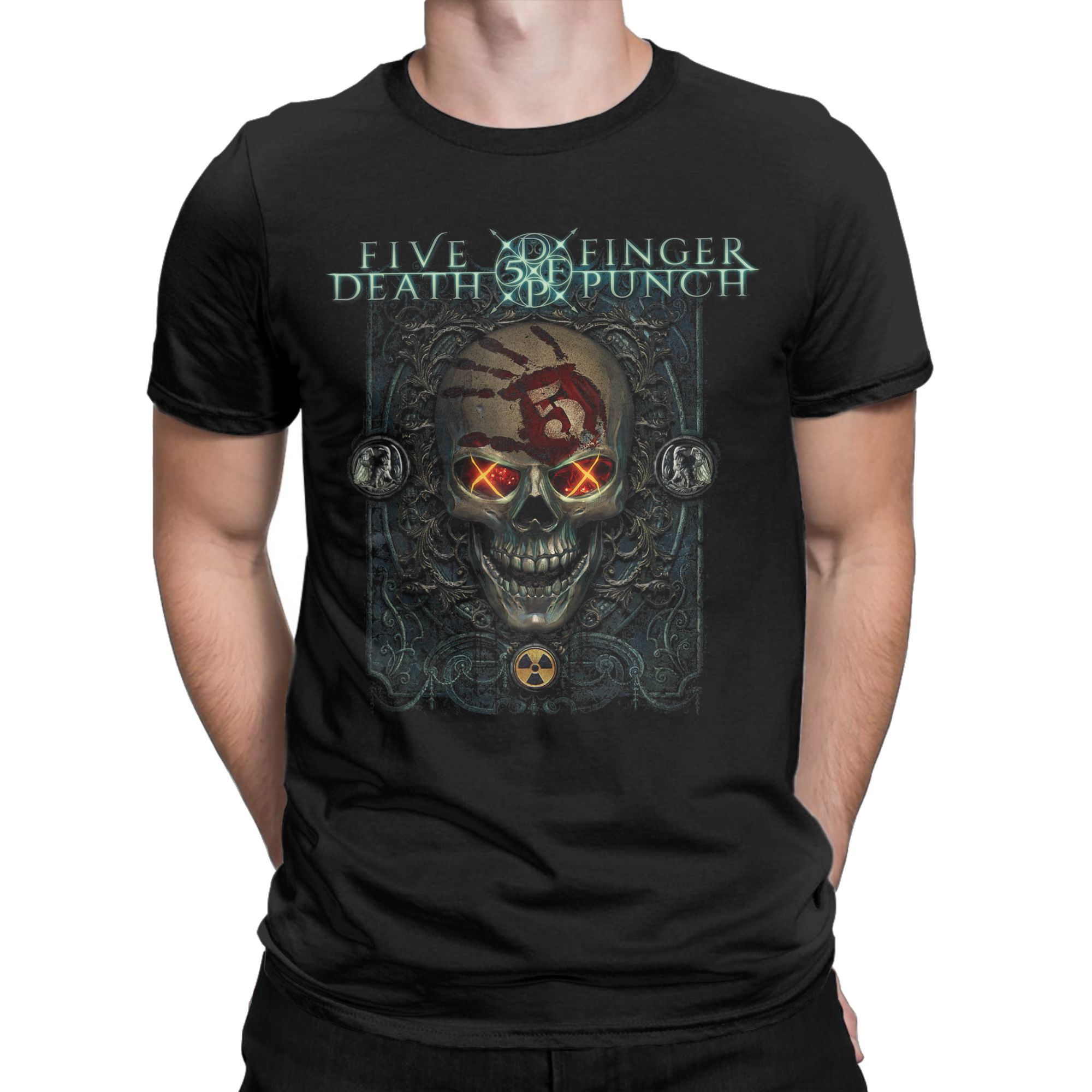 Men T Shirt 5FDP Iron Skull T- - Summer Clothing Ideas Men recension och pris