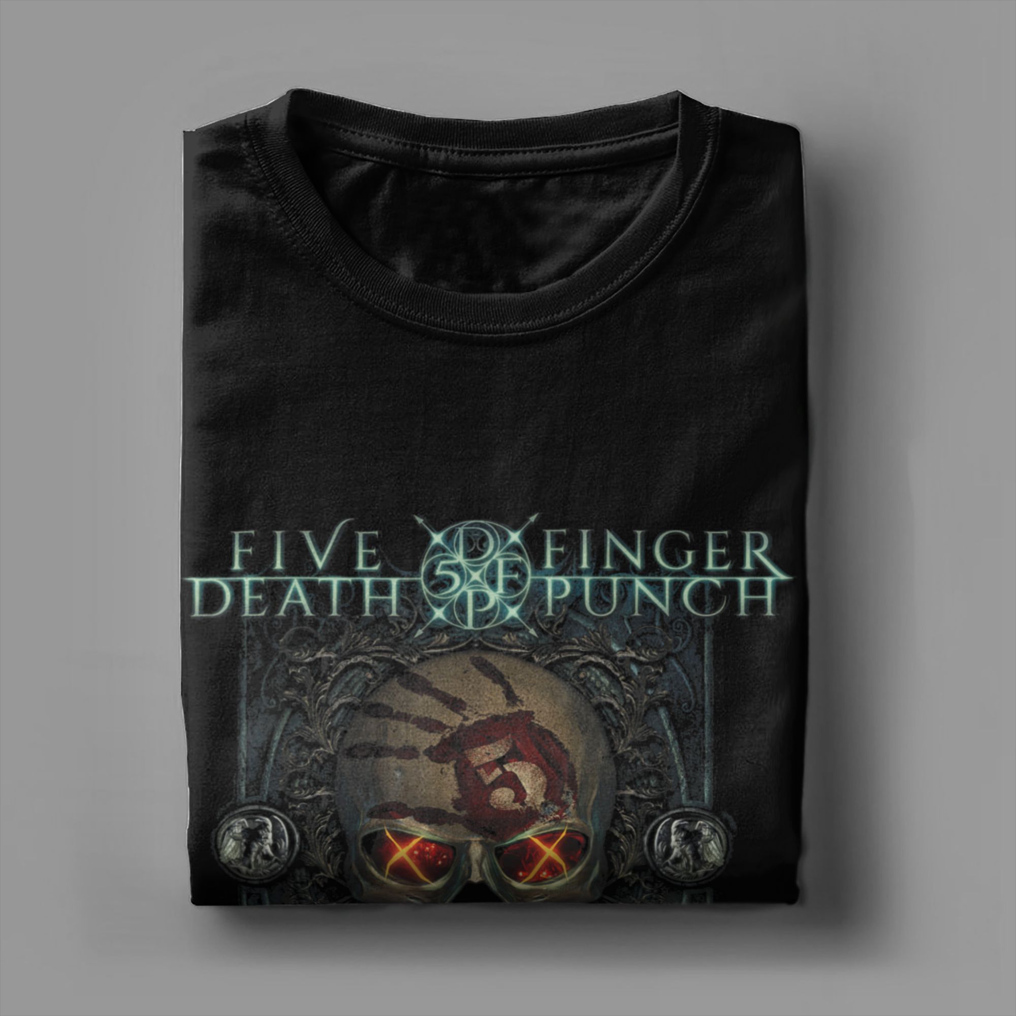 Men T Shirt 5FDP Iron Skull T- - Summer Clothing Ideas Men recension och pris